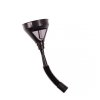 Open Mouth Gag Head Harness with Funnel - Black